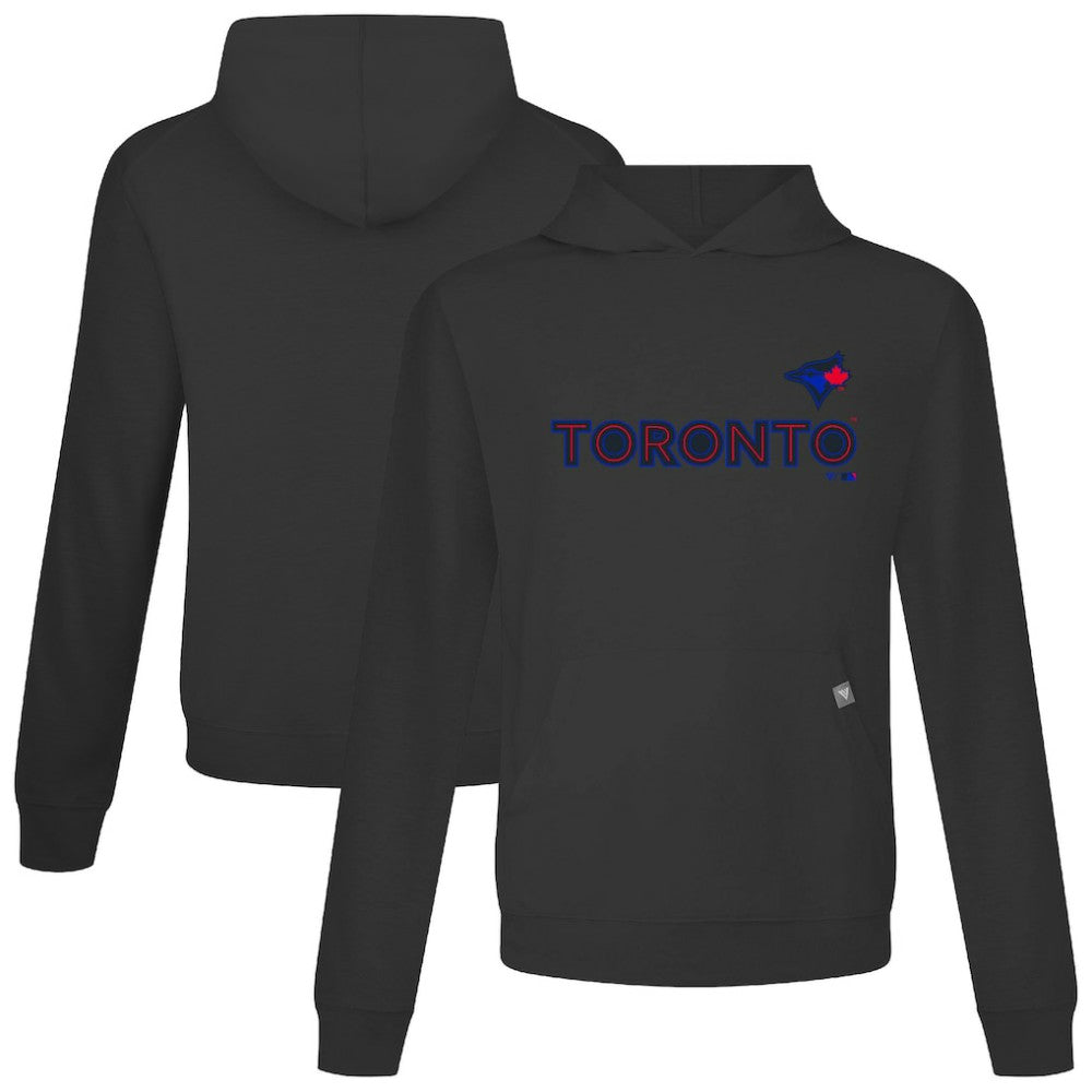 Toronto Blue Jays Levelwear City Connect Relay Core Logo Pullover Hoodie Black