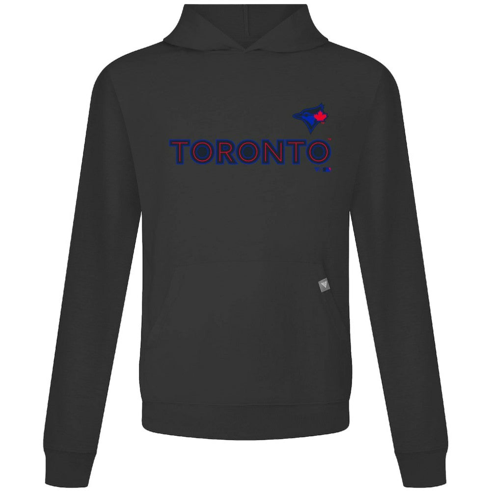 Toronto Blue Jays Levelwear City Connect Relay Core Logo Pullover Hoodie Black