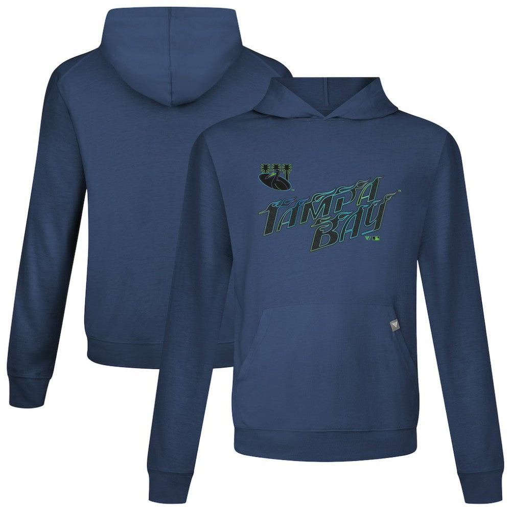 Tampa Bay Rays Levelwear City Connect Relay Core Logo Pullover Hoodie Navy