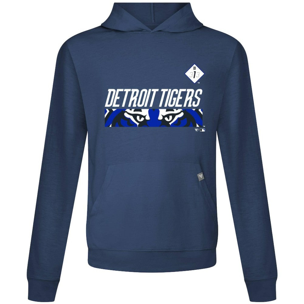 Detroit Tigers Levelwear City Connect Relay Core Logo Pullover Hoodie Navy