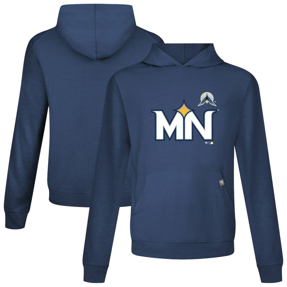 Minnesota Twins Levelwear City Connect Relay Core Logo Pullover Hoodie Navy