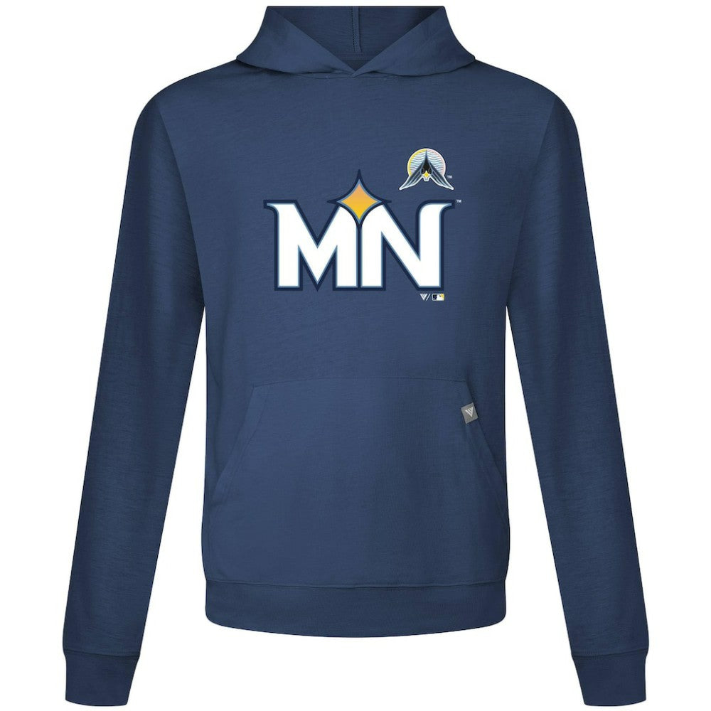 Minnesota Twins Levelwear City Connect Relay Core Logo Pullover Hoodie Navy