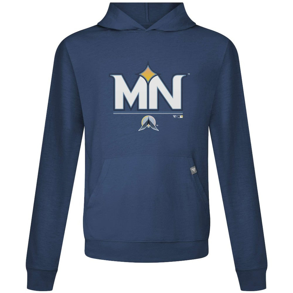 Minnesota Twins Levelwear City Connect Relay Core Logo Pullover Hoodie Navy
