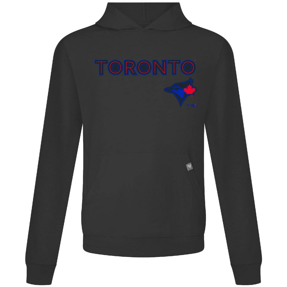 Toronto Blue Jays Levelwear City Connect Relay Back Splash Pullover Hoodie Black
