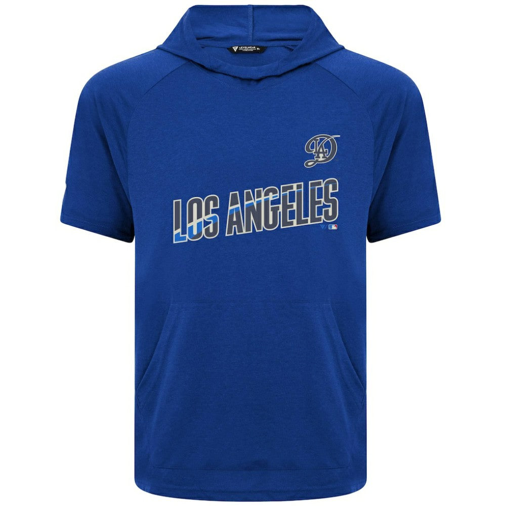 Los Angeles Dodgers Levelwear City Connect Phase Core Logo Pullover Hoodie T-Shirt Royal