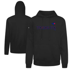 Toronto Blue Jays Levelwear City Connect Podium Core Logo Pullover Hoodie Black