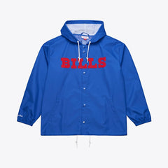 Buffalo Bills Coaches Full-Snap Hooded Windbreaker Jacket - Royal sale