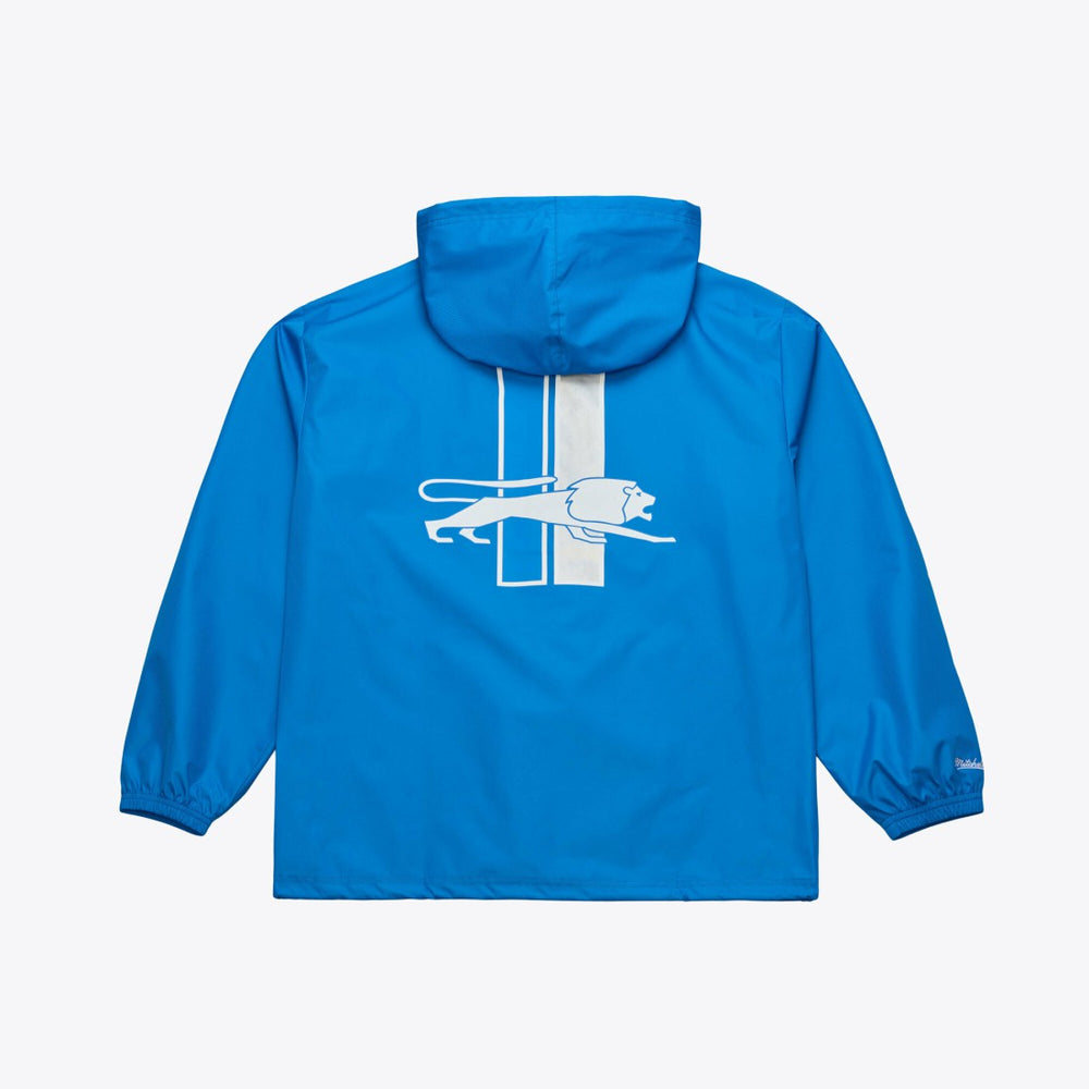 Detroit Lions Coaches Full-Snap Hooded Windbreaker Jacket - Blue for sale