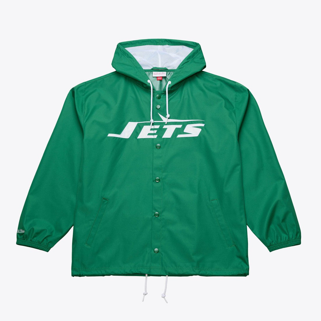 New York Jets Coaches Full-Snap Hooded Windbreaker Jacket - Green sale