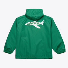 New York Jets Coaches Full-Snap Hooded Windbreaker Jacket - Green sale