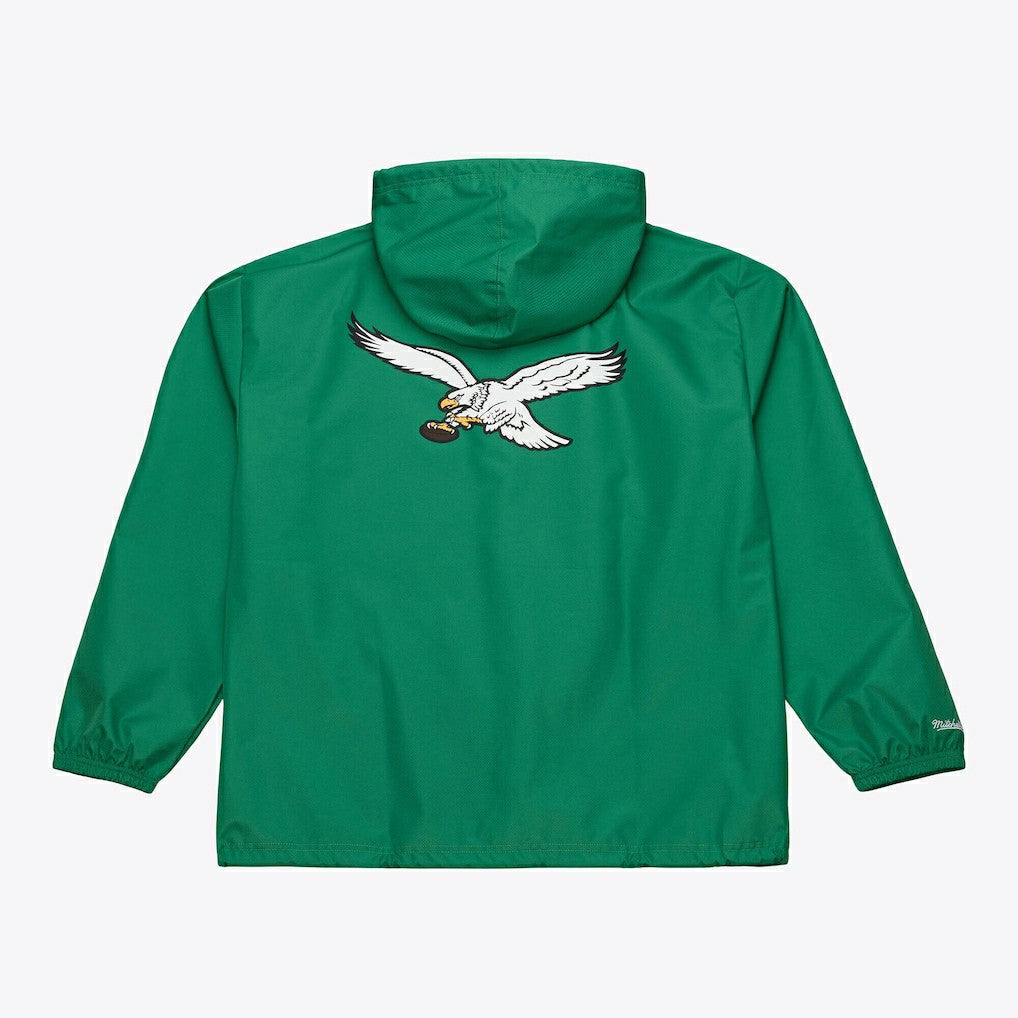 Philadelphia Eagles Coaches Full-Snap Hooded Windbreaker Jacket - Kelly Green outlet