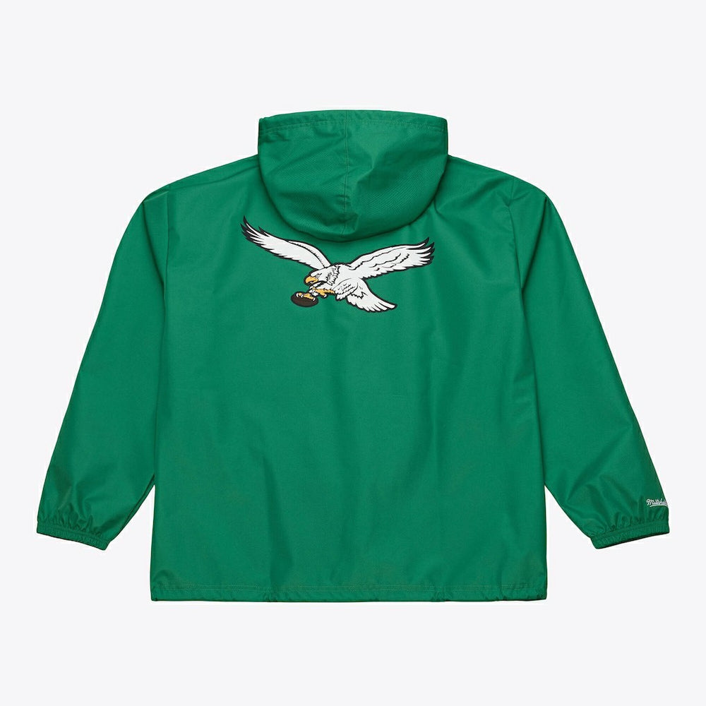 Philadelphia Eagles Coaches Full-Snap Hooded Windbreaker Jacket - Kelly Green outlet