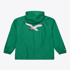 Philadelphia Eagles Coaches Full-Snap Hooded Windbreaker Jacket - Kelly Green outlet