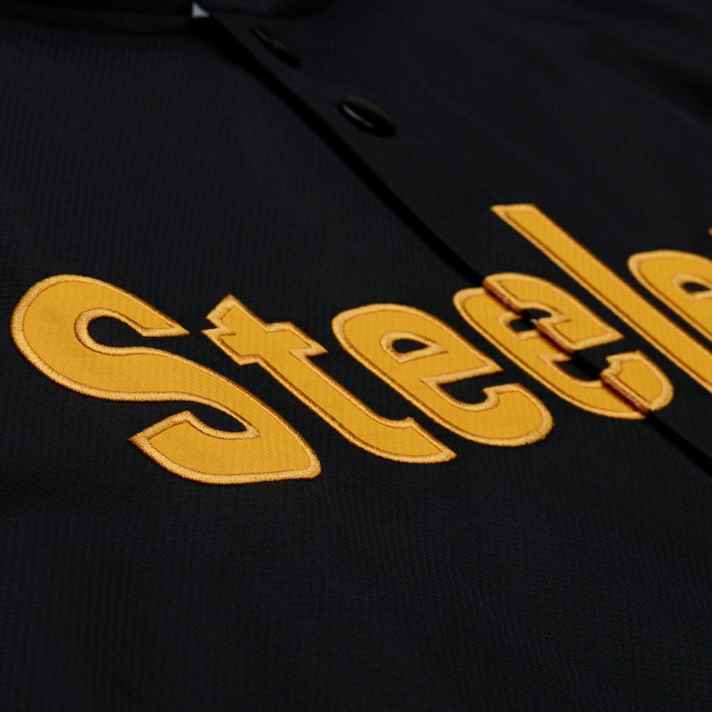 Pittsburgh Steelers Coaches Full-Snap Hooded Windbreaker Jacket - Black on sale