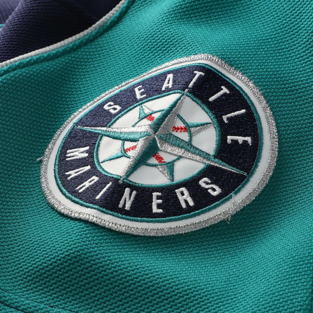 Ichiro Suzuki Seattle Mariners 2006 Cooperstown Mesh Batting Practice Button-Up Jersey Navy
