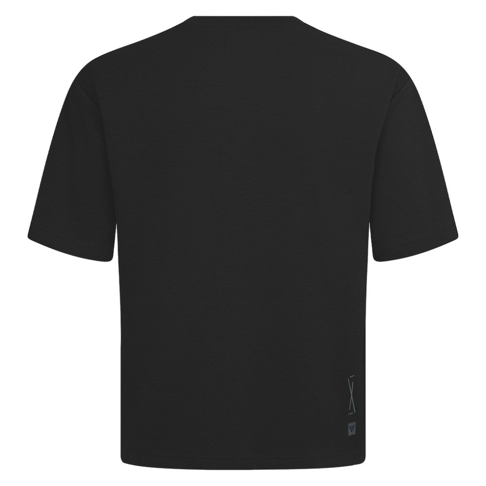 Los Angeles Dodgers Levelwear Oversized Luxe Signature Knit Buckler T-Shirt Black