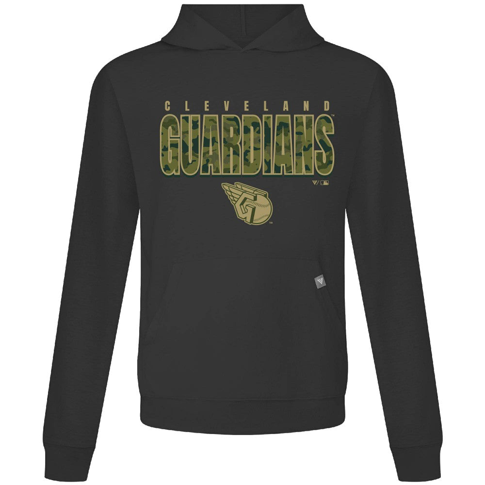 Cleveland Guardians Levelwear Relay Protect Pullover Hoodie Black