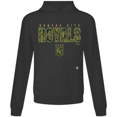 Kansas City Royals Levelwear Relay Protect Pullover Hoodie Black