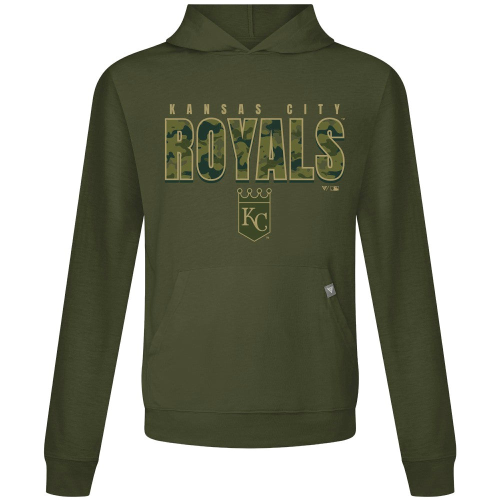 Kansas City Royals Levelwear Relay Protect Pullover Hoodie Green