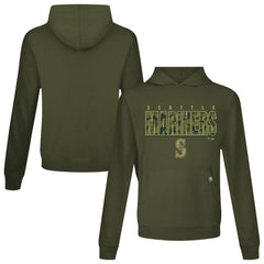 Seattle Mariners Levelwear Relay Protect Pullover Hoodie Green