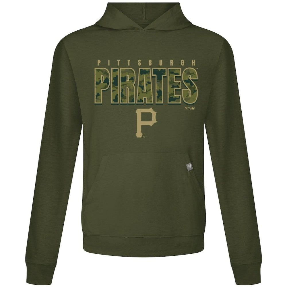 Pittsburgh Pirates Levelwear Relay Protect Pullover Hoodie Green