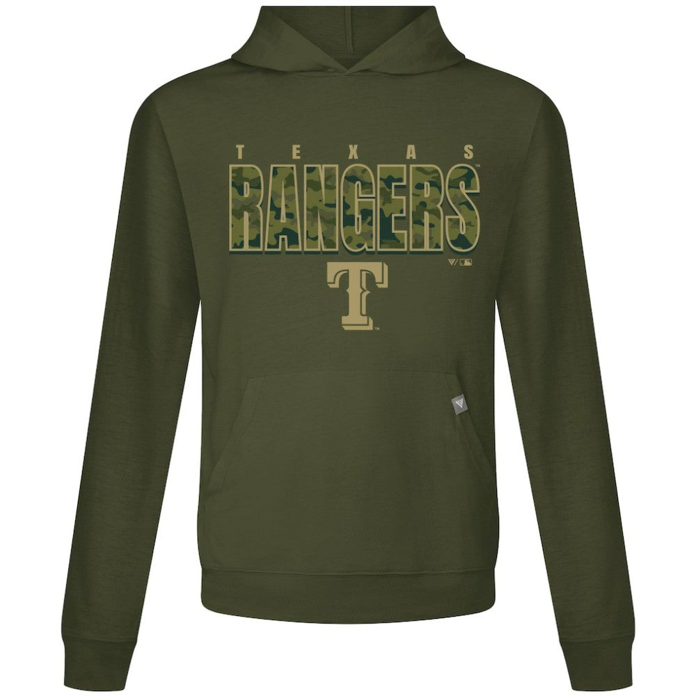 Texas Rangers Levelwear Relay Protect Pullover Hoodie Green