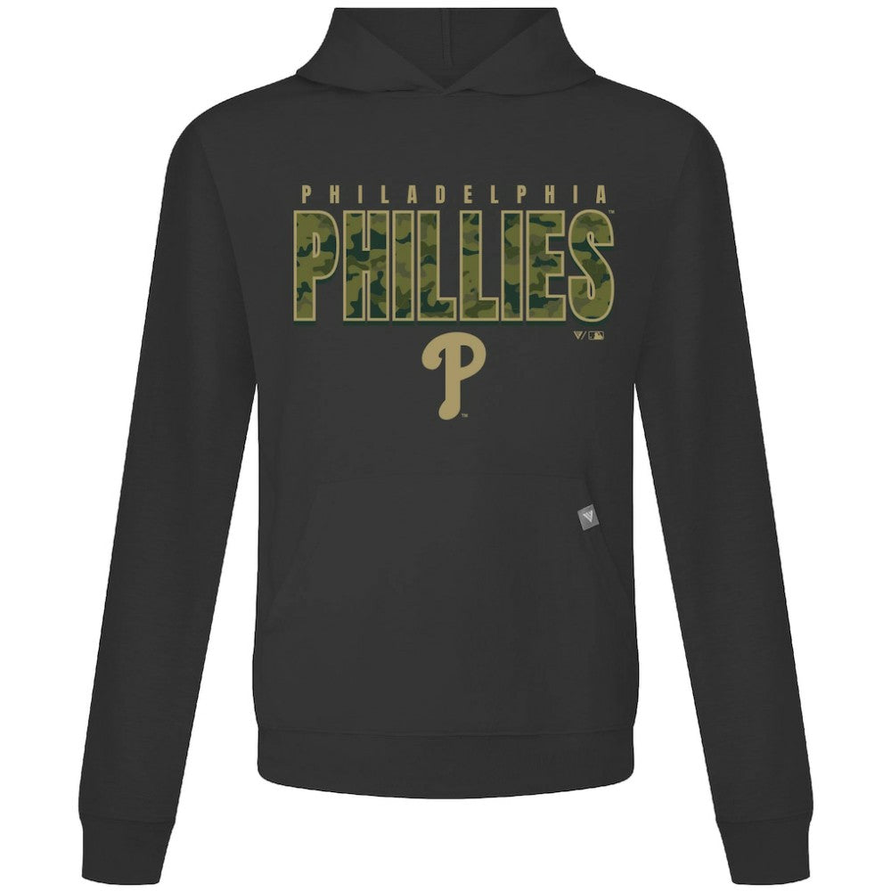 Philadelphia Phillies Levelwear Relay Protect Pullover Hoodie Black