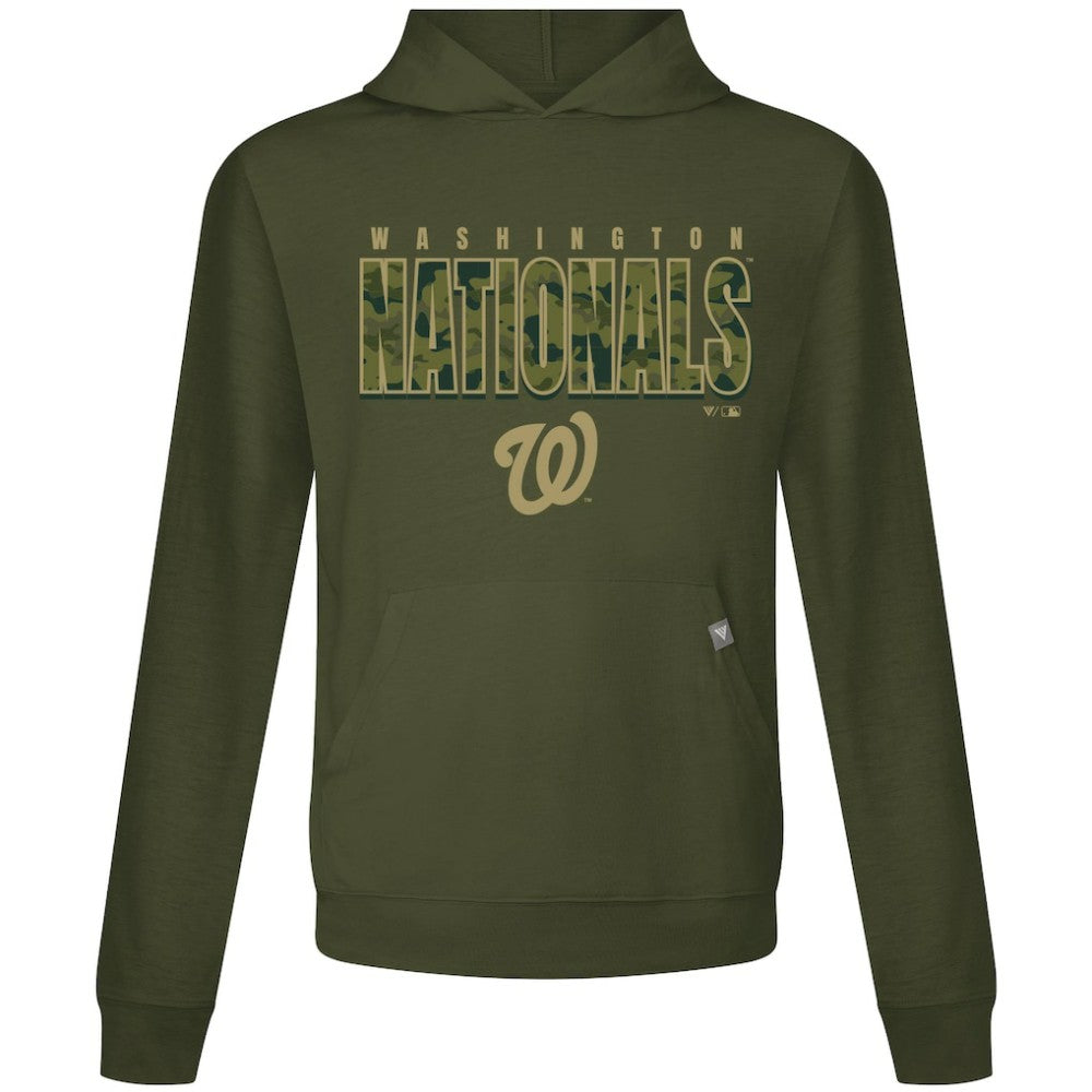 Washington Nationals Levelwear Relay Protect Pullover Hoodie Green