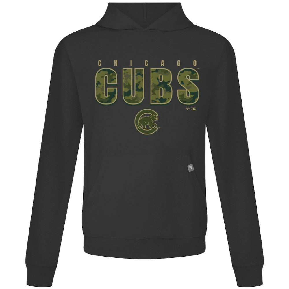 Chicago Cubs Levelwear Relay Protect Pullover Hoodie Black
