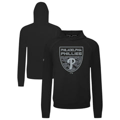 Philadelphia Phillies Levelwear Mandate Buckler Tri-Blend Pullover Hoodie Black