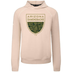 Arizona Diamondbacks Levelwear Mandate Buckler Tri-Blend Pullover Hoodie Khaki
