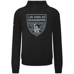 Los Angeles Dodgers Levelwear Mandate Buckler Tri-Blend Pullover Hoodie Black