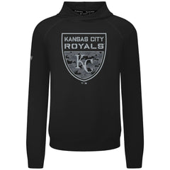 Kansas City Royals Levelwear Mandate Buckler Tri-Blend Pullover Hoodie Black