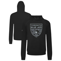 Toronto Blue Jays Levelwear Mandate Buckler Tri-Blend Pullover Hoodie Black