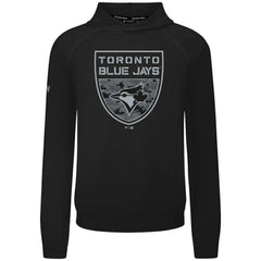 Toronto Blue Jays Levelwear Mandate Buckler Tri-Blend Pullover Hoodie Black