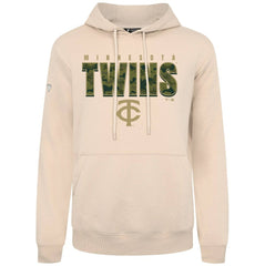 Minnesota Twins Levelwear Podium Protect Pullover Hoodie Khaki
