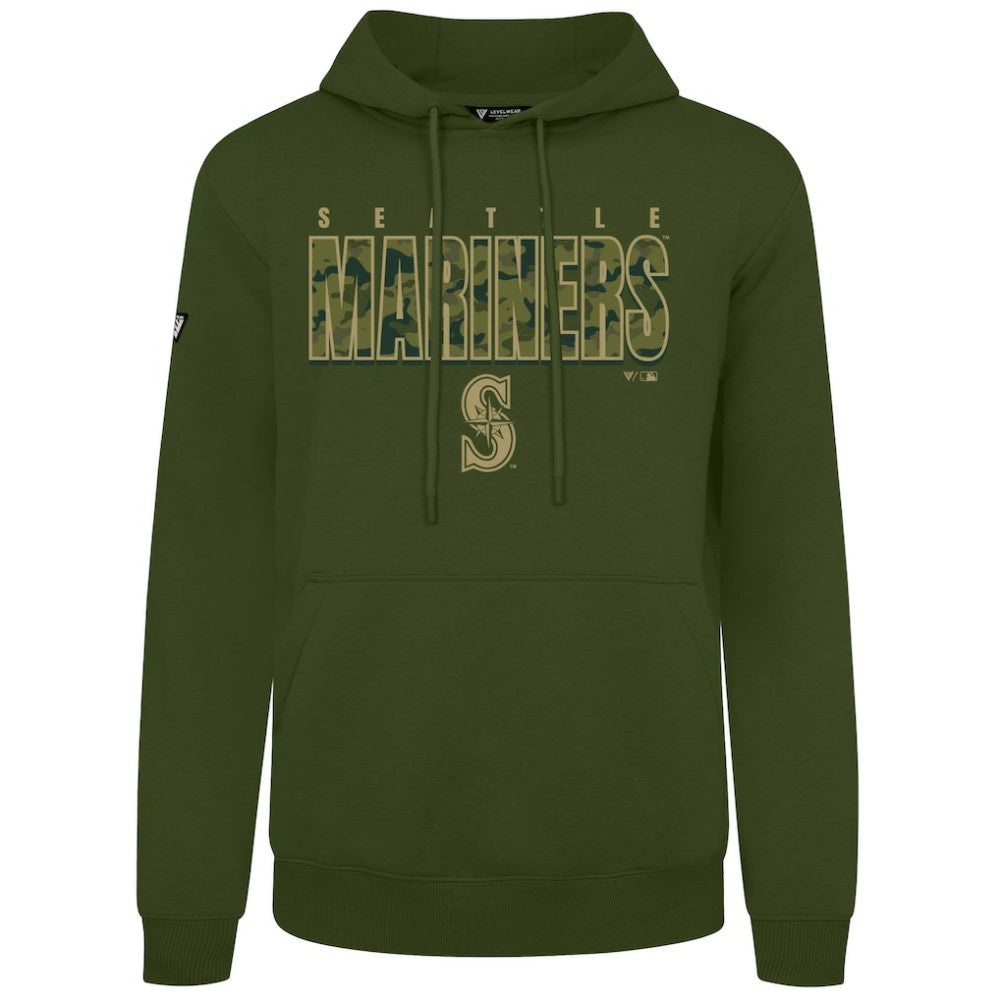 Seattle Mariners Levelwear Podium Protect Pullover Hoodie Green