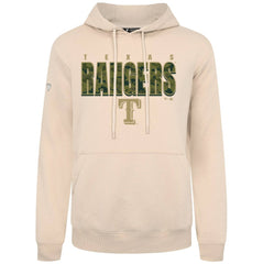 Texas Rangers Levelwear Podium Protect Pullover Hoodie Khaki
