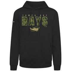 Tampa Bay Rays Levelwear Podium Protect Pullover Hoodie Black