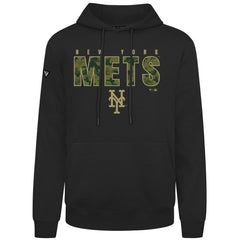 New York Mets Levelwear Podium Protect Pullover Hoodie Black