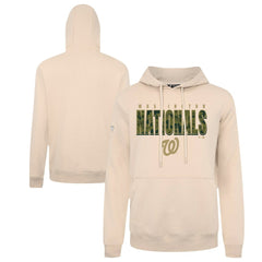 Washington Nationals Levelwear Podium Protect Pullover Hoodie Khaki