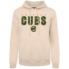 Chicago Cubs Levelwear Podium Protect Pullover Hoodie Khaki