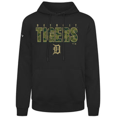 Detroit Tigers Levelwear Podium Protect Pullover Hoodie Black