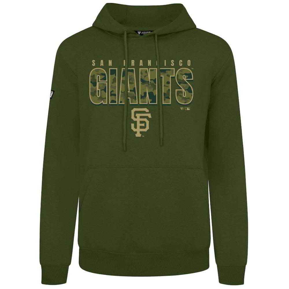 San Francisco Giants Levelwear Podium Protect Pullover Hoodie Green
