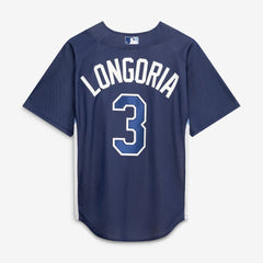 Evan Longoria Tampa Bay Rays Authentic Batting Practice Jersey Navy