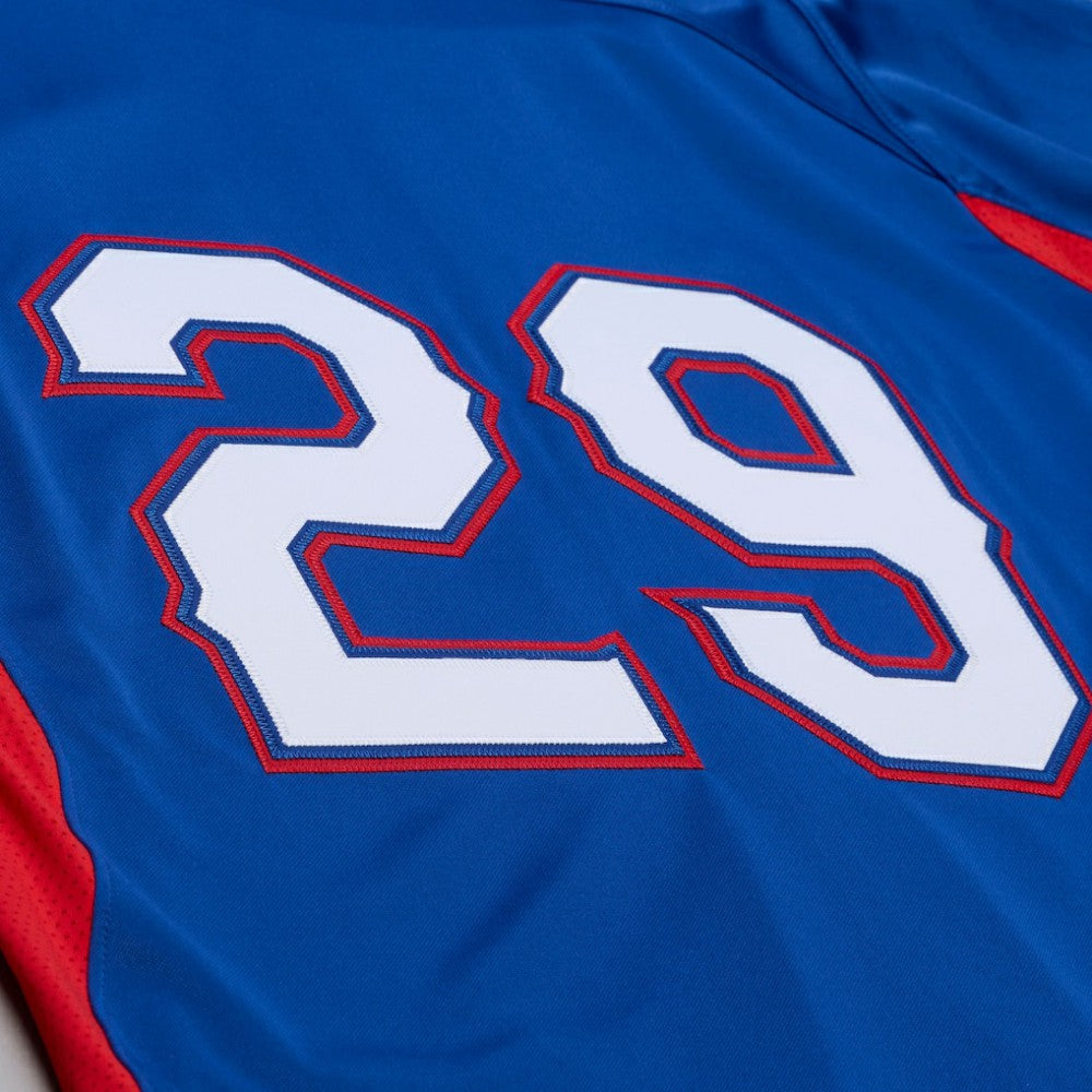 Adrian Beltre Texas Rangers Cooperstown Mesh Batting Practice Button-Up Jersey Royal