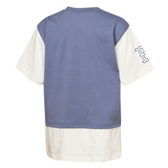 Boston Red Sox Outerstuff Youth Ultimate Pastels Premium Double Run T-Shirt Navy/Cream