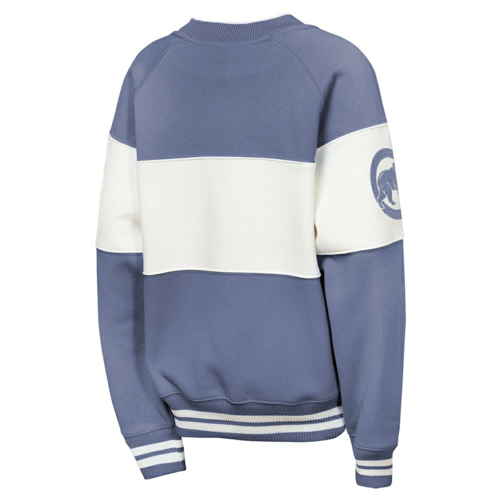 Chicago Cubs Outerstuff Youth Ultimate Pastels On Base Sweatshirt Blue