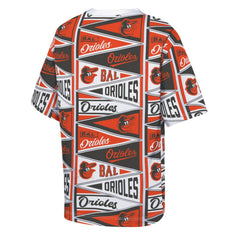 Baltimore Orioles Outerstuff Youth All-Over Pennant T-Shirt Orange