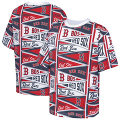 Boston Red Sox Outerstuff Youth All-Over Pennant T-Shirt Red